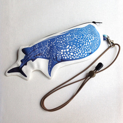 設計款WS189 - 【純棉帆布】28cm鯨鯊造型餐具袋 第3張的照片