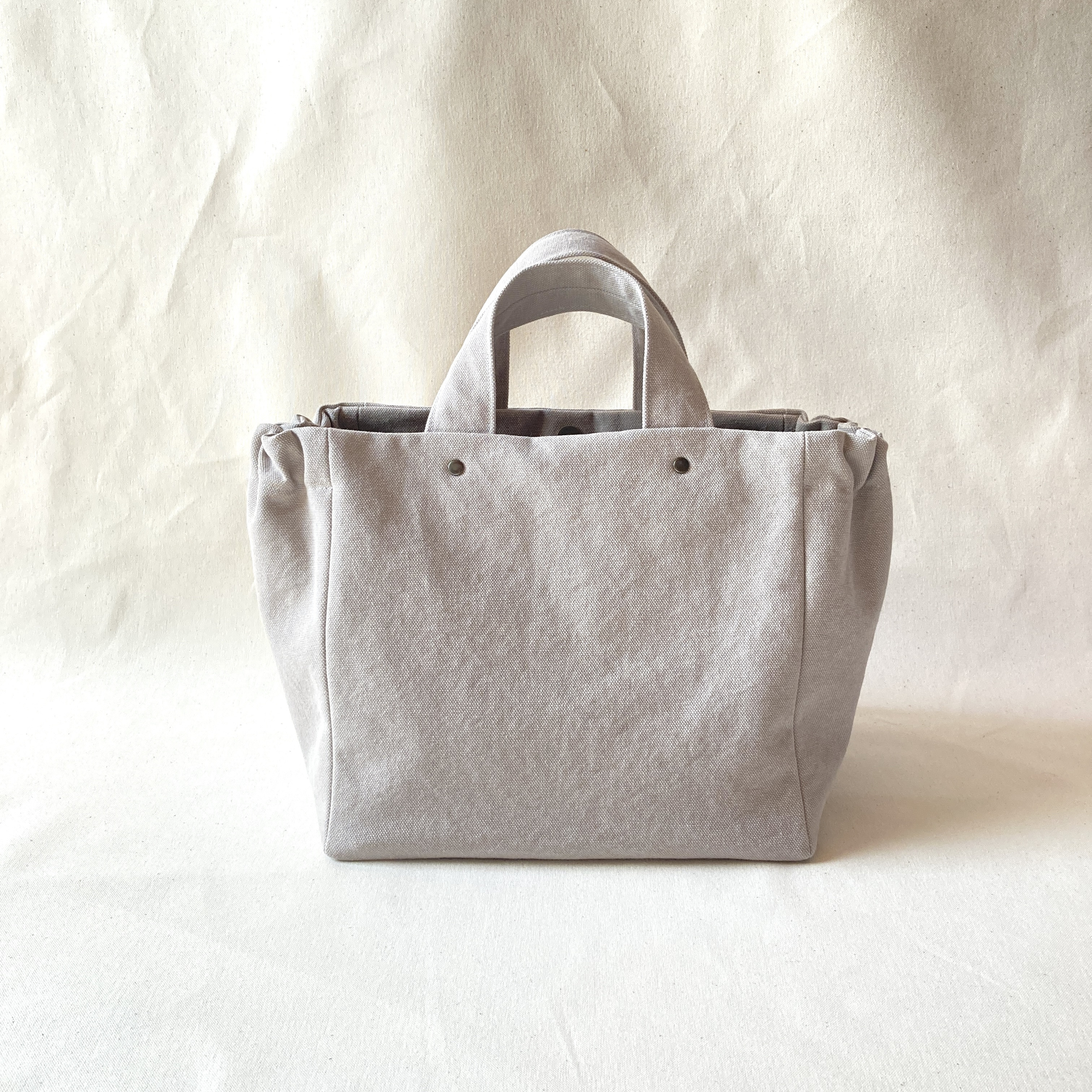 ギャザートート：Basic（ライトグレー）