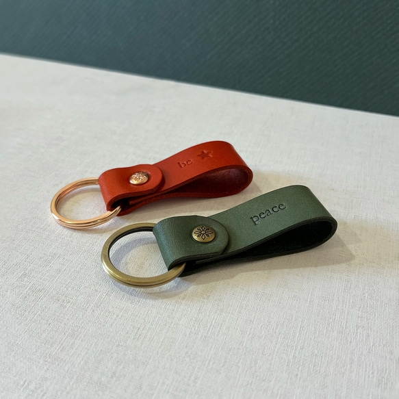 Cube 皮革鑰匙圈  花園系列  S/2  新色登場 NEW 第5張的照片