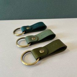 Cube 皮革鑰匙圈  花園系列  S/2  新色登場 NEW 第3張的照片