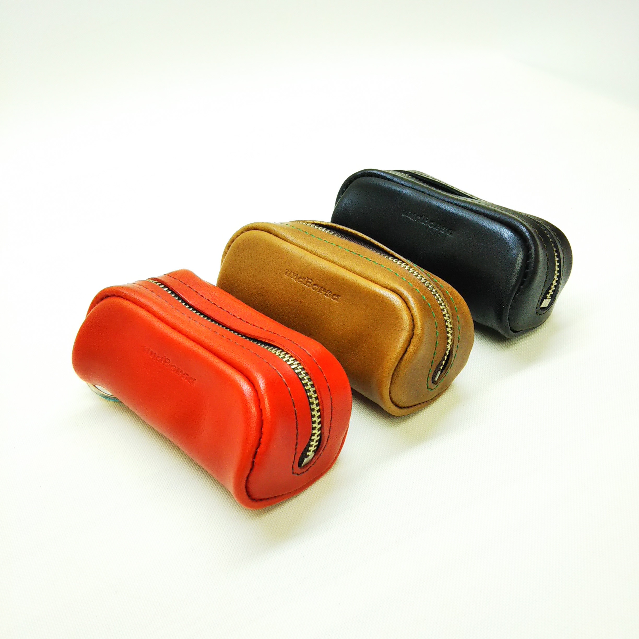 【ヌメ革】ファスナータイプのキーケース　＊受注製作＊