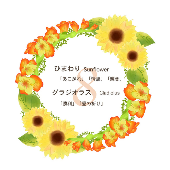 【ブルミア】誕生花が咲き続けるポーチ　Mサイズ 16枚目の画像