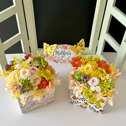 ご結婚お祝いやお誕生日プレゼント♡Flower fabric Box 3枚目の画像