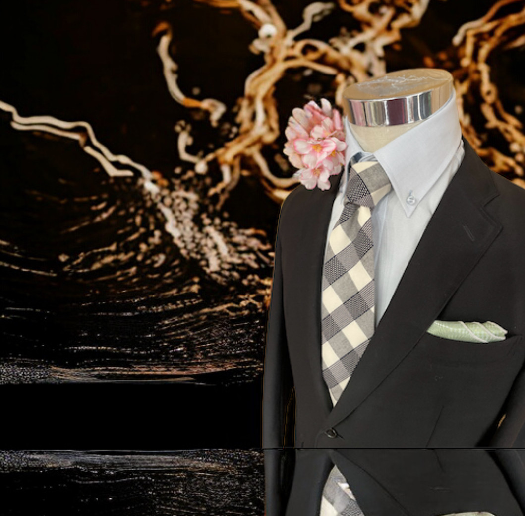 新潟発300年もの歴史の誇り「刺し子・格子柄」 4,740円