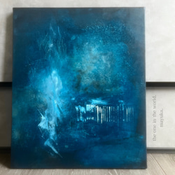 現代アート 45.5×38㎝ テクスチャーアート 大きめ モダン アート