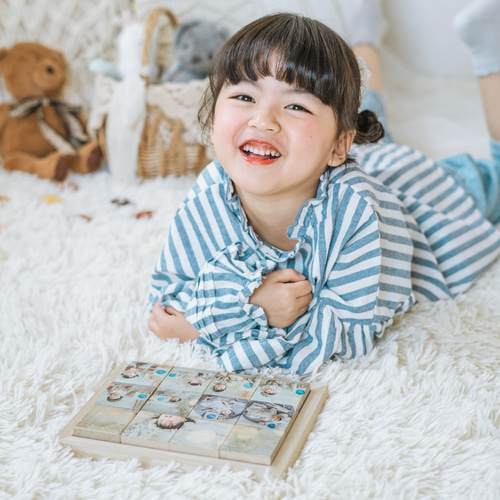 特集掲載】寄せ書きにもおすすめ！写真で作る ウッドパズルフォト