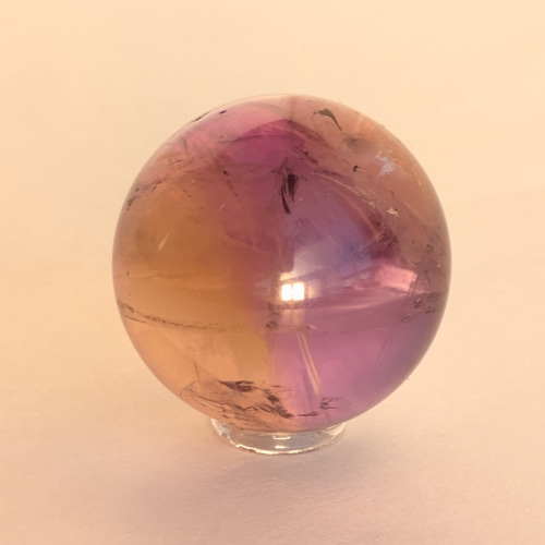 美麗ｱﾒﾄﾘﾝ丸玉/2月誕生石/スフィア/20㎜/インテリア/t841-01/11004620