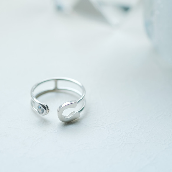 安全ピン リング シルバー925 指輪・リング Cloudjewelry 通販 2681303