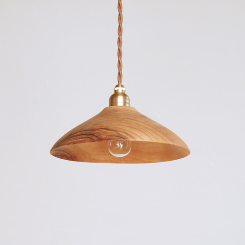 木製 ペンダントランプ 楠材12 ランプシェード シーリングライト