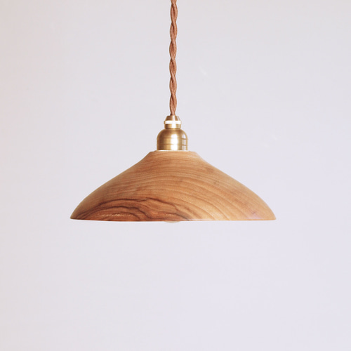 木製 ペンダントランプ 楠材12 ランプシェード シーリングライト
