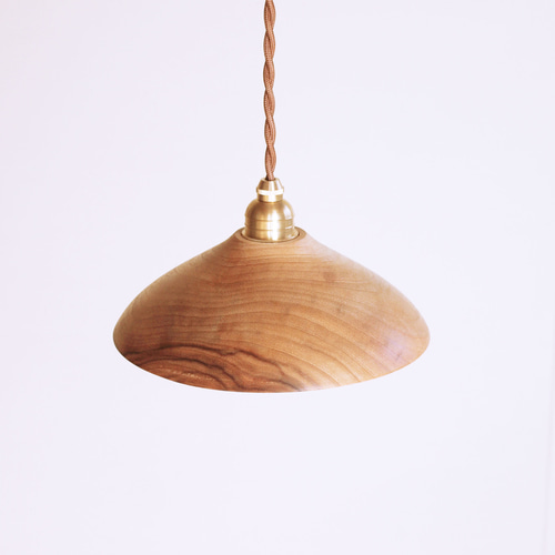 木製 ペンダントランプ 楠材12 ランプシェード シーリングライト