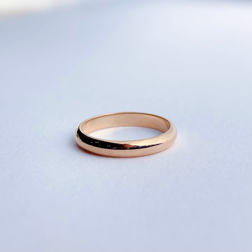 大人ローズゴールド*＊ 肌にやさしい 指輪 ピンクゴールド ステンレス