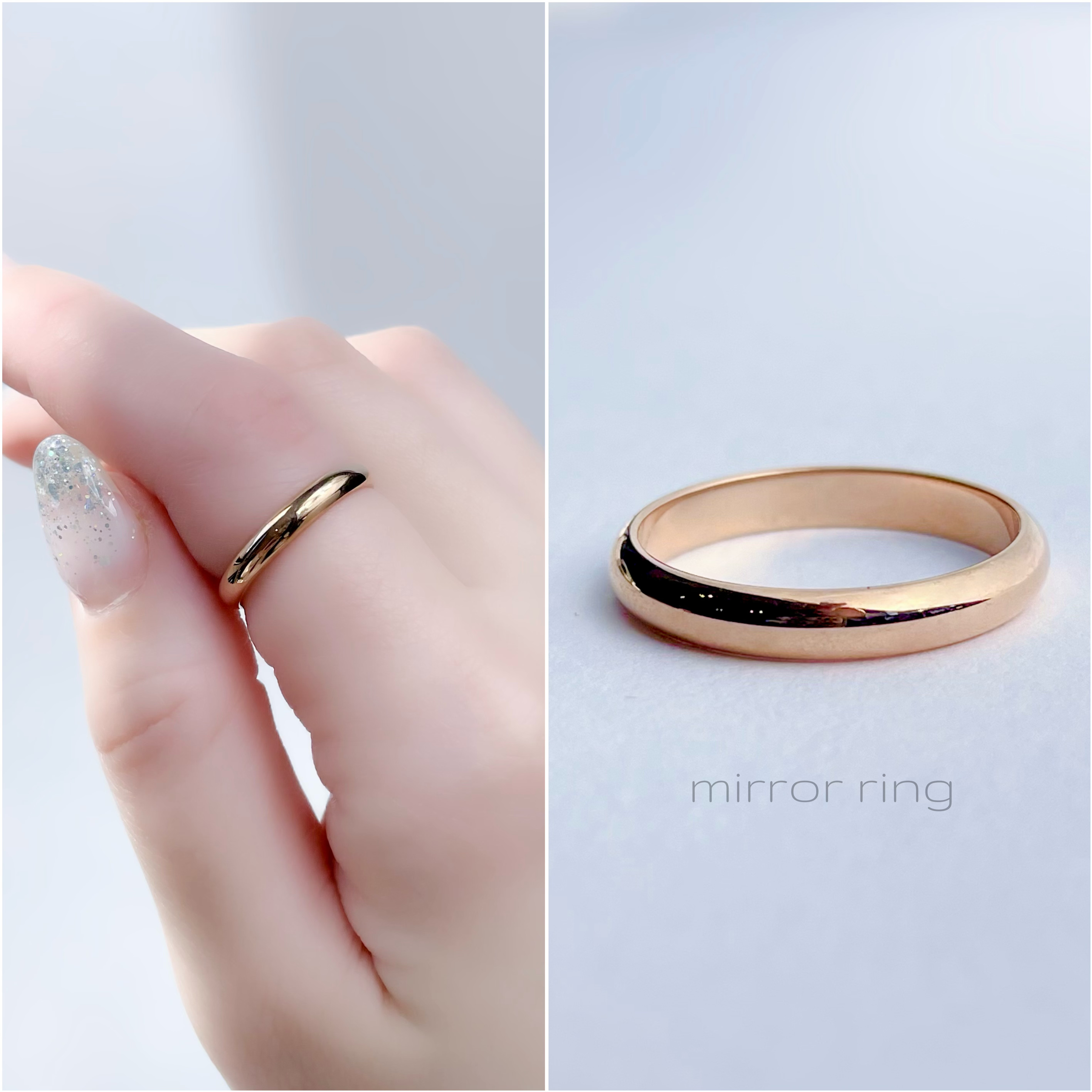 遺品整理 ローズゴールドリング・指輪 14K 刻印 14K ローズゴールドリング・指輪 遺品整理 刻印