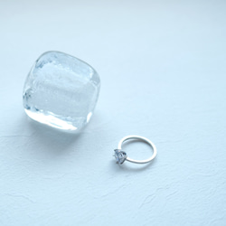 Solitaire Ring 925 Sterling Silver Dainty Jewelry 第3張的照片
