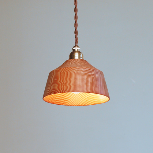 木製 ペンダントランプ 松材3 ランプシェード シーリングライト