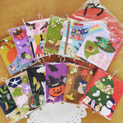 季節を感じるちりめん歳時記 1年12ヵ月セット タペストリー・壁掛け