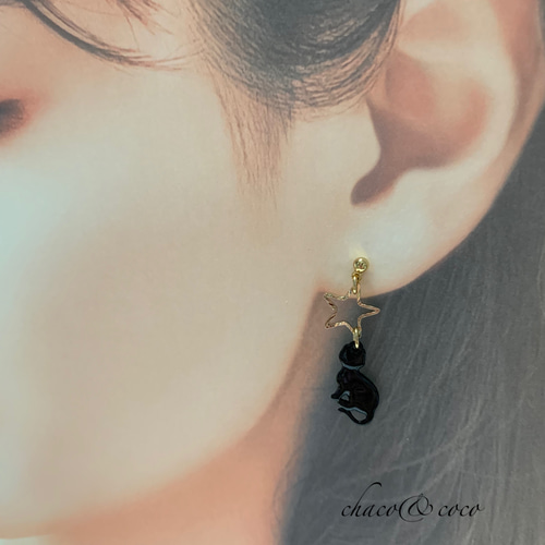 再販！選べるチャーム！ハロウィンピアス/イヤリングG  