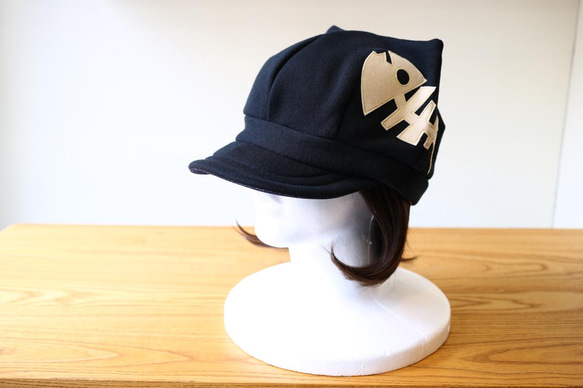 ネコになれる帽子。お魚ニャスケット(クロスウェット)6WBKS