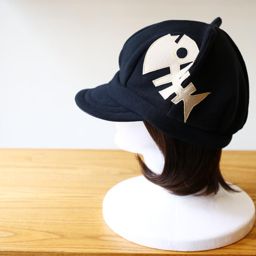 ネコになれる帽子。お魚ニャスケット(クロスウェット)6WBKS