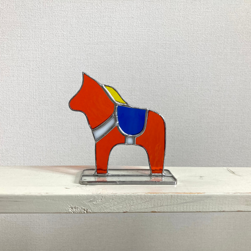 ダーラナホース（red）【Creema限定】 その他インテリア雑貨 blue