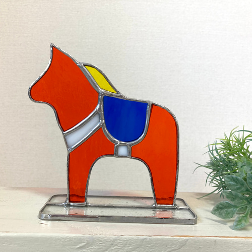 ダーラナホース（red）【Creema限定】 その他インテリア雑貨 blue