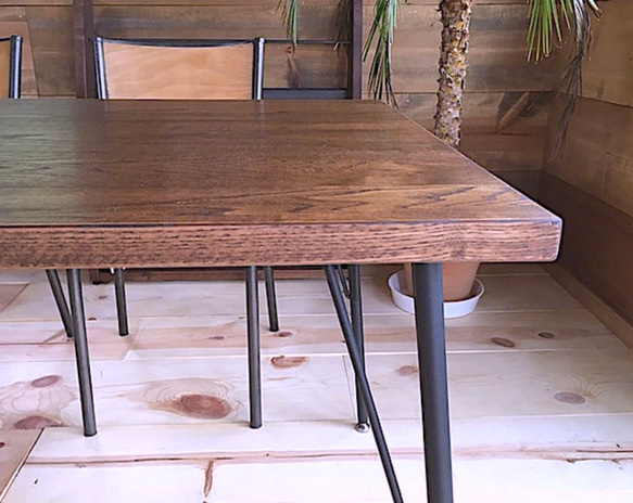 Crenata table 12*70(W)　国産無垢材　天然オイル仕上　ダイニングテーブル 2枚目の画像