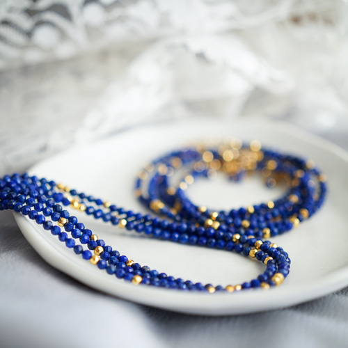 14kgf☆ラピスラズリ・夜空のブレスレット ブレスレット lovebird 通販