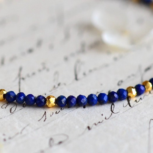 14kgf☆ラピスラズリ・夜空のブレスレット ブレスレット lovebird 通販