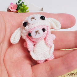 [Made to Order] Sheep Costume Crochet Amigurumi 第3張的照片