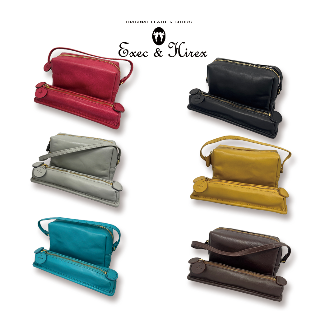 【各色1組限定特価】コスメポーチとペンケースセット