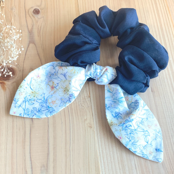 リバティ ハンドメイド ふんわりリボンシュシュ ＜Mrs Monroe＞(ミセス