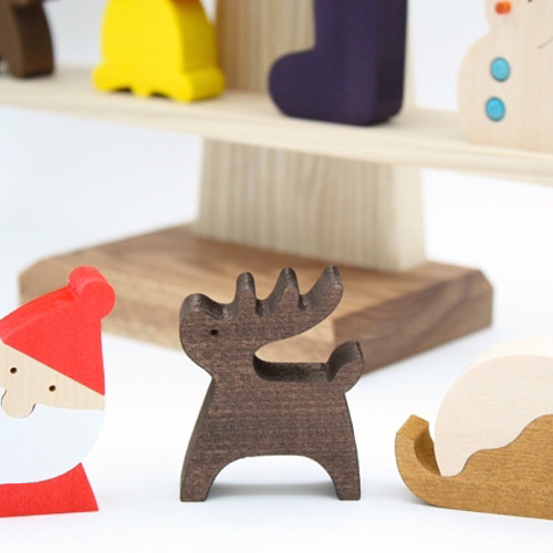 森林工芸館】ステージツリー【クリスマス】 木製クリスマスツリー