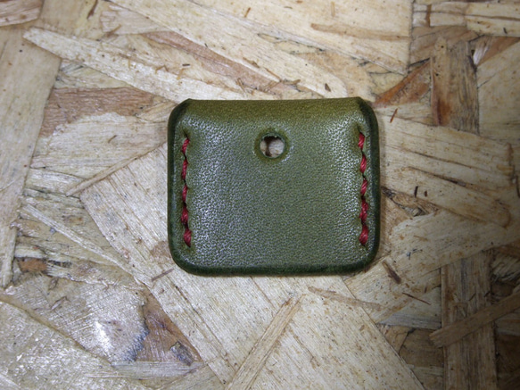 オリーブのキーカバー　エンジステッチ 11枚目の画像