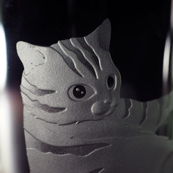 猫ロックグラス・マグカップ「どて～」 1枚目の画像