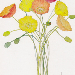 ポストカード・水彩シリーズ　5枚セット　他の組合せも可 2枚目の画像