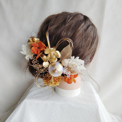 人気 ダリア ヘアーアクセサリー ドライフラワー 和玉 ドライフラワー 成人 Amazon | [JZOON] 8色展開 ドライフラワー 髪飾り ダリア 造花