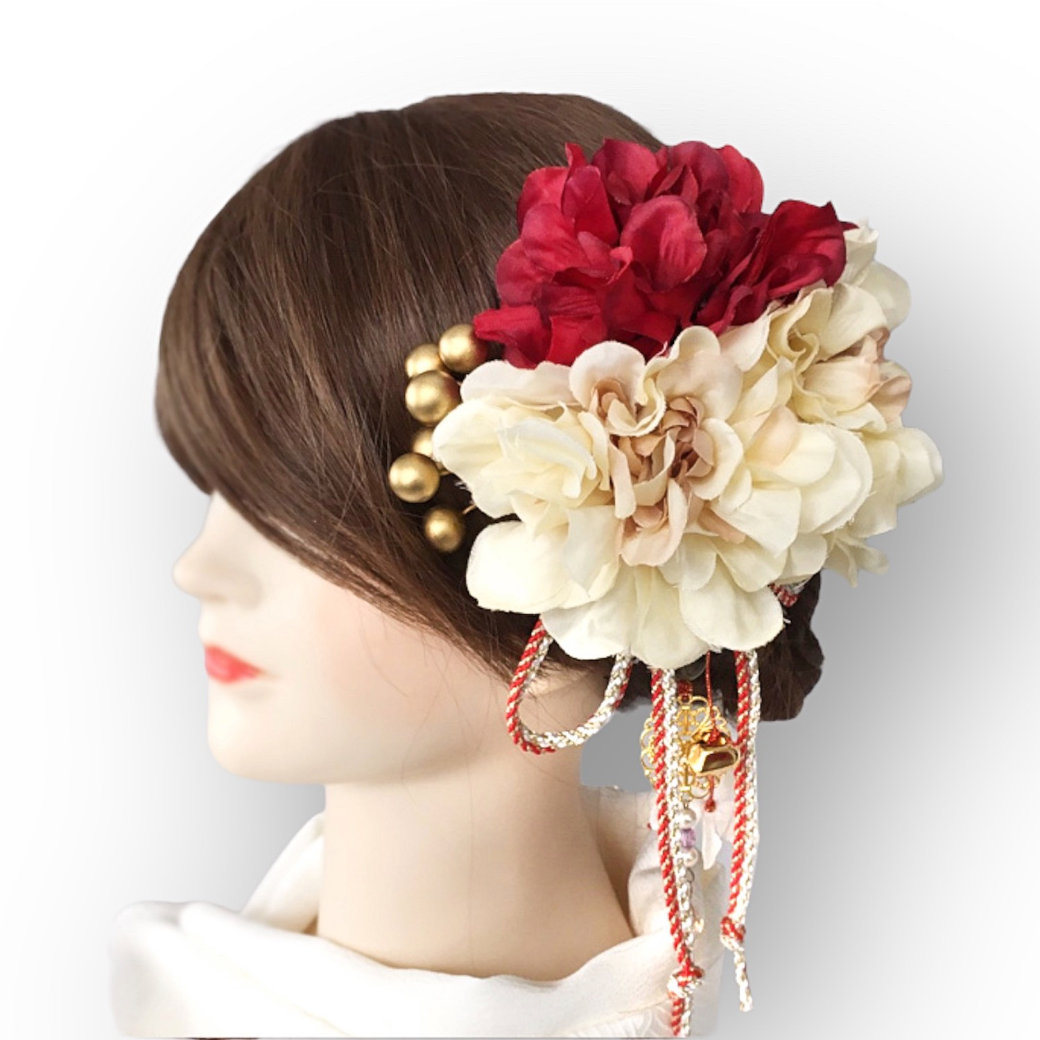 キャップ　帽子　花　ヘアアクセサリー　ヘアキャップ　ヘッドアクセサリー　USA製 キャップ帽子花ヘアアクセサリーヘアキャップヘッドアクセサリー