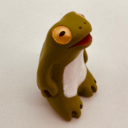 ドクキノコカエルセイジン(毒きのこくんとかえる星人) その他置物 粘土