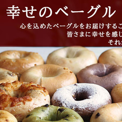おまかせベーグル１０個セット　なるべく多くの種類のベーグルをお楽しみいただけるようにお送りします 3枚目の画像