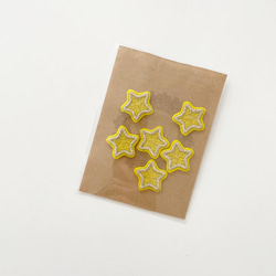 【6枚セット ワッペン】 星 4枚目の画像