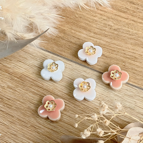 強力マグネット☆サクラ咲く 美濃焼のアクセサリーみたいな華やか