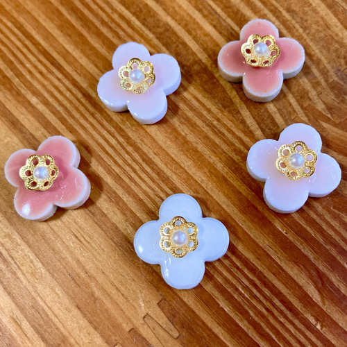 強力マグネット☆サクラ咲く 美濃焼のアクセサリーみたいな華やか