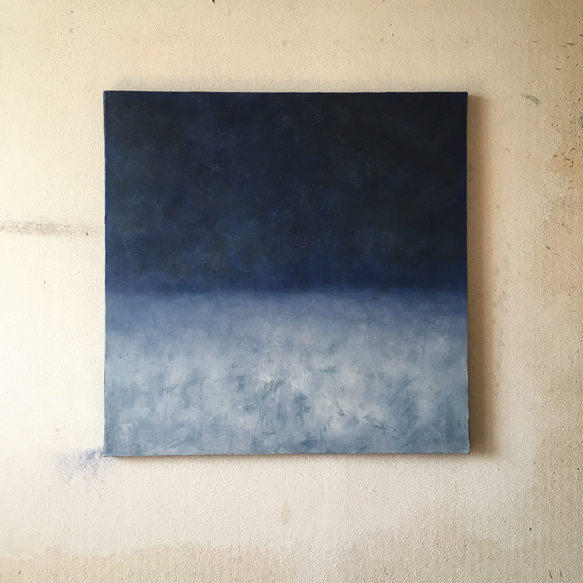 眠る空/空無辺処」 現代アート 絵画 原画 油絵 抽象画 風景画