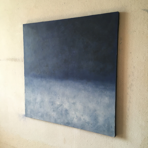 眠る空/空無辺処」 現代アート 絵画 原画 油絵 抽象画 風景画