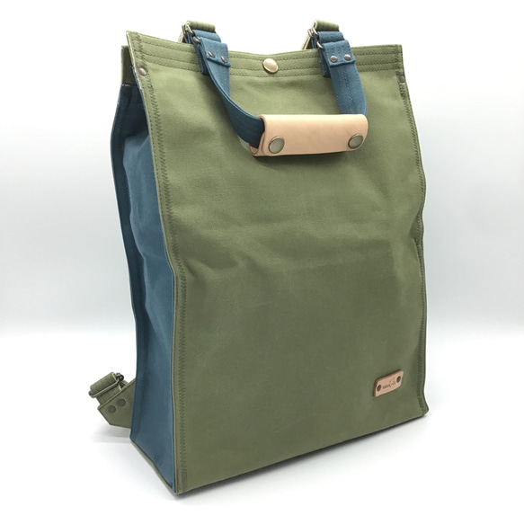 Made-to-order // rs-2 Kyoto Chidori bag 方形帆布背包 第7張的照片