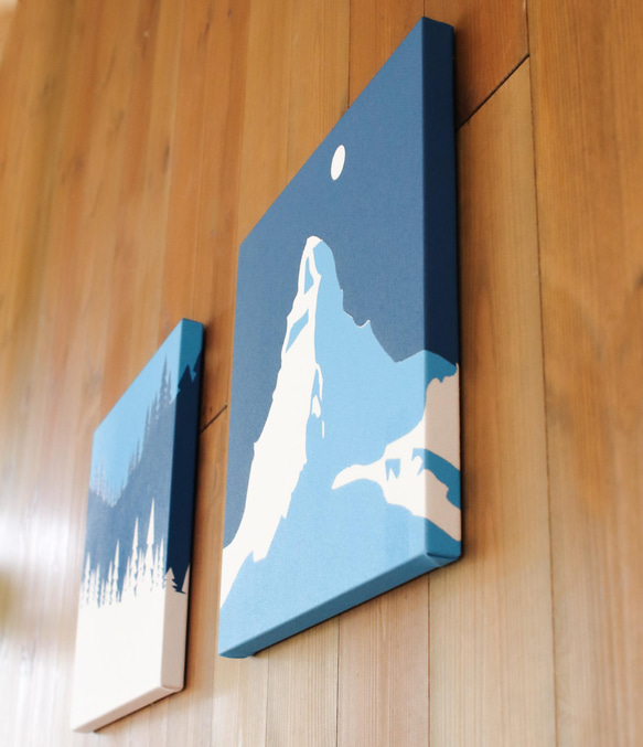 【CM登場】Majestic Matterhorn ファブリック/アートパネル 2枚セット 7枚目の画像
