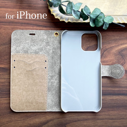 奶茶筆記本智慧型手機保護殼（適用於所有iPhone/Android機型）秋冬 松鼠與小鳥 第5張的照片