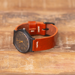 c CASIO MQ24 獨家比利時 Lugateau 皮革皮帶橙色手錶 第3張的照片
