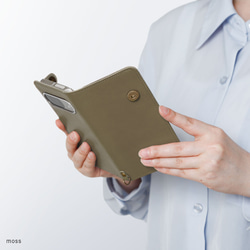 全機種対応　栃木レザー　ベルト　手帳型スマホケース　ショルダー　スマホケース　Android #mm00000010 10枚目の画像