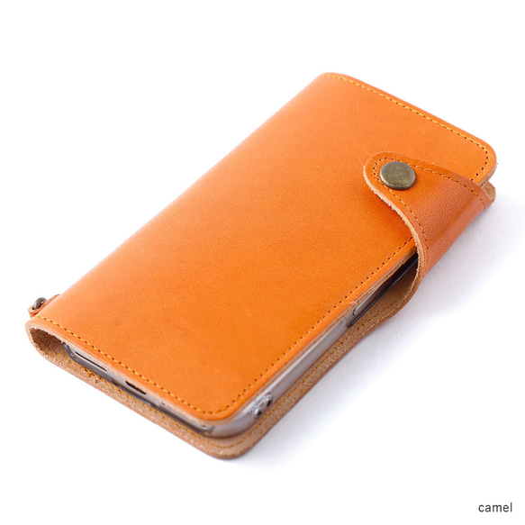 全機種対応　栃木レザー　ベルト　手帳型スマホケース　ショルダー　スマホケース　Android #mm00000010 3枚目の画像